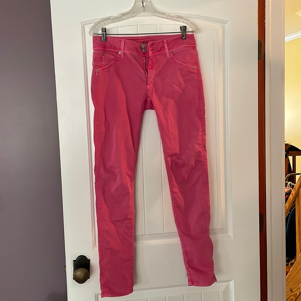Hudson jeans pink pants
